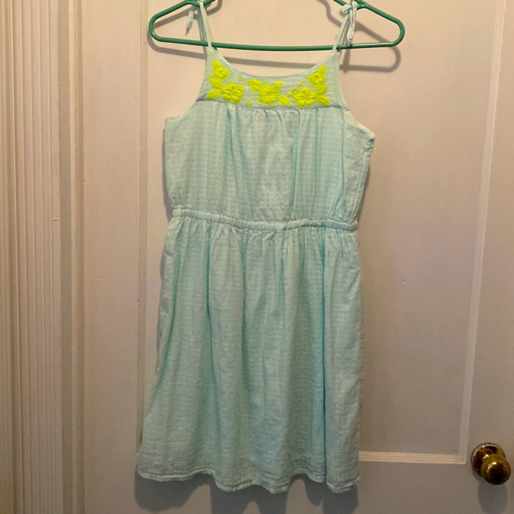 Gap Kids Girls XL Mint Green Summer Dress
